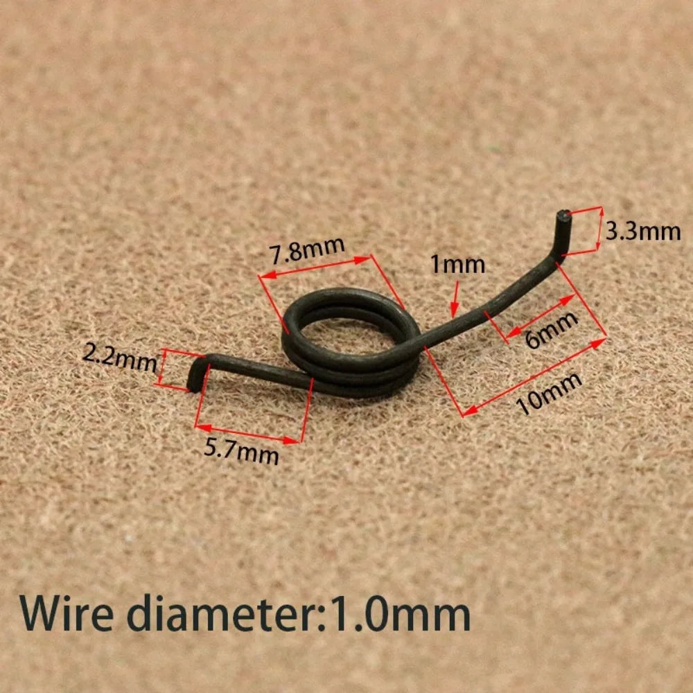 10pcs Precise Fishing Reel Spring Stainless Steel Spinning Wheel Repair Parts for For Daiwa 1000-2000/ 2500-6000