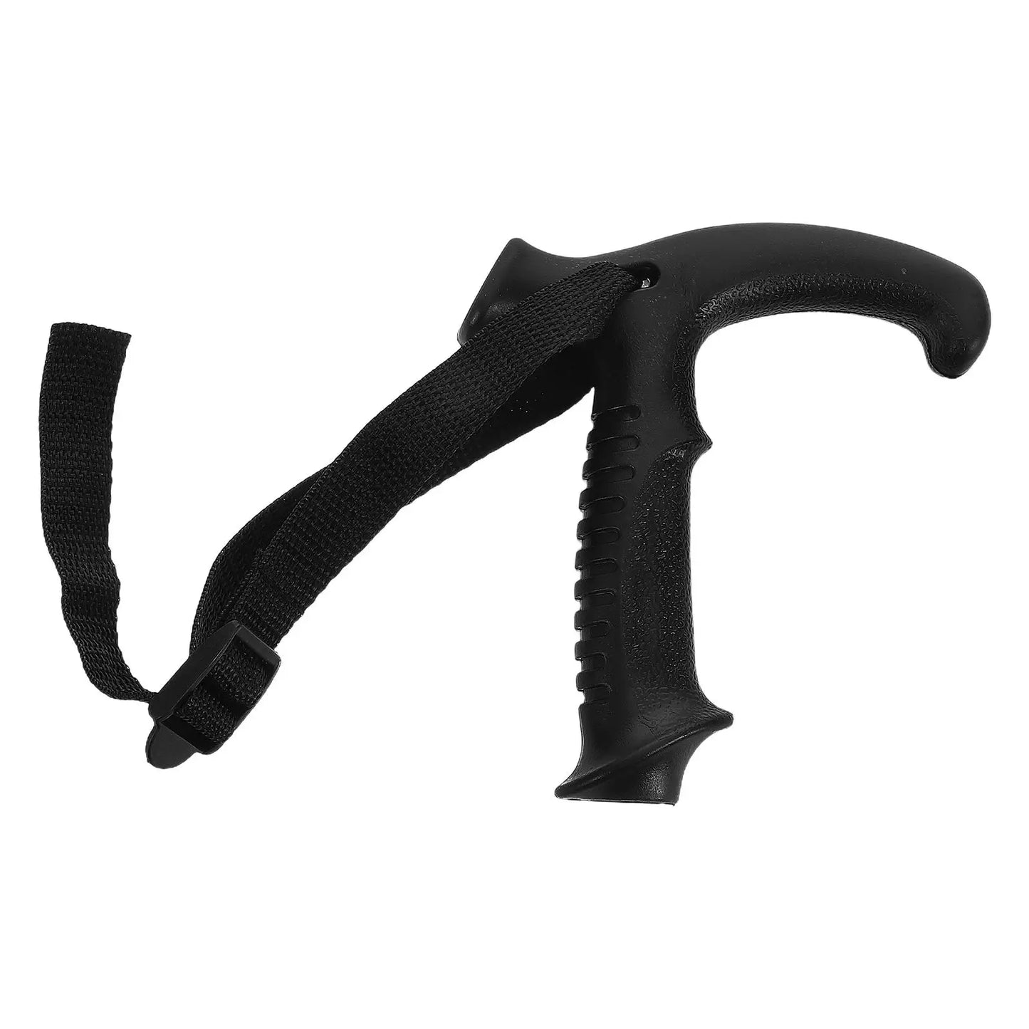 Trekking Pole Handle 1PC Black T Shaped Grip Wrist Strap 20mm Diameter Compatible Models Ergonomic Stable Support Hiking Ski
