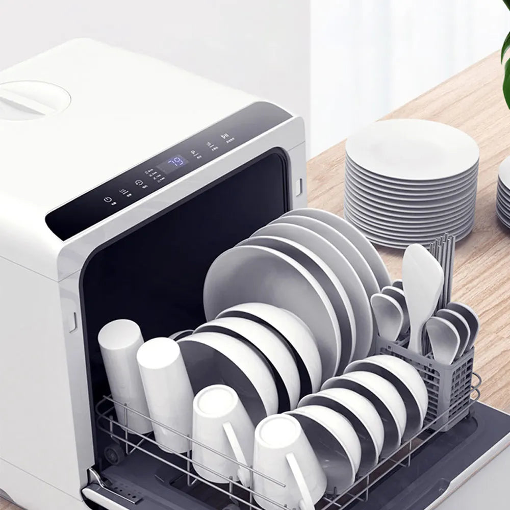 Household Mini Dish Washer Desktop Kitchen Dishwasher Cleaner Tableware Dish Wash Machine Lavar Louca
