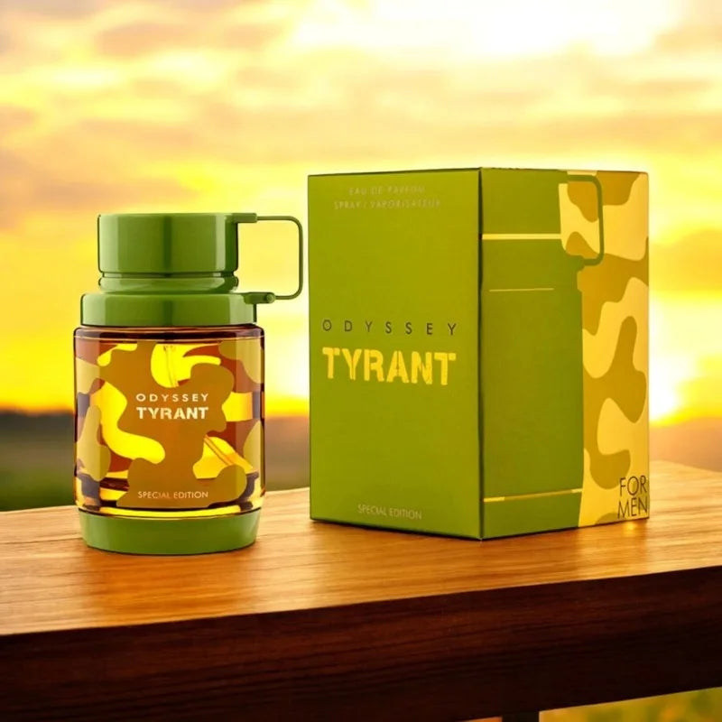 Armaf Odyssey Tyrant Eau de Parfum Spray 100ml Original Arab Perfumes High Quality Lasting Oriental Woody Perfume Men's Cologne