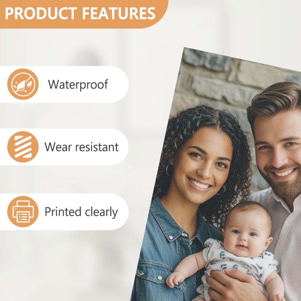 Custom Canvas Painting Poster Unframed HD Print Customized Your Picture Personalized Wall Art Poster Photos for Living Room Gift