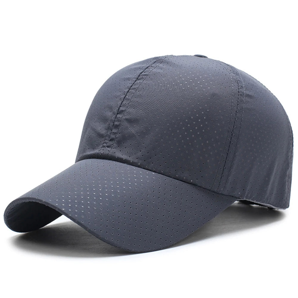 Baseball Cap Hiking Folding Sport Cap Snapback Mountaineering Hat Ultra-Thin Breathable Quick Drying Summer Men Women Outdoor