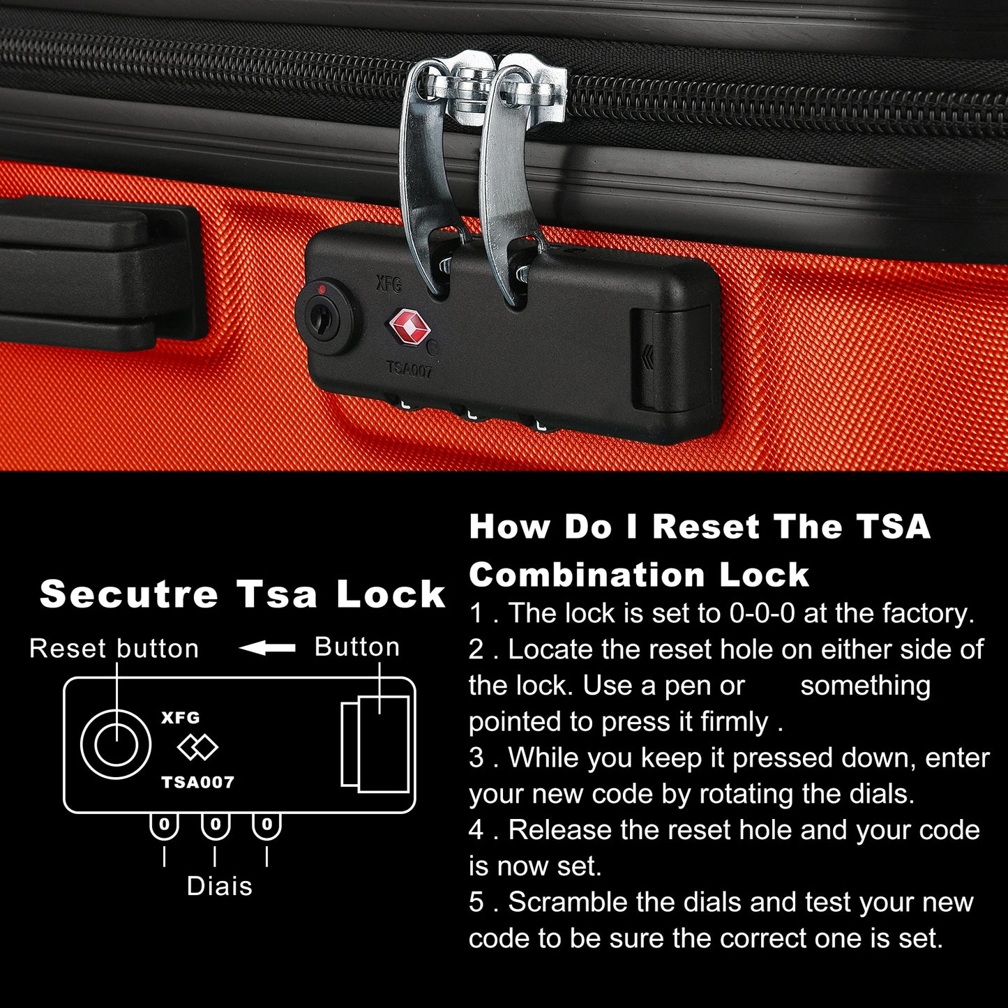 3PCS Luggage Sets ABS Hardshell Clearance Luggage Hardside Lightweight Spinner Wheels Suitcase with TSA Lock 20 24 28inch