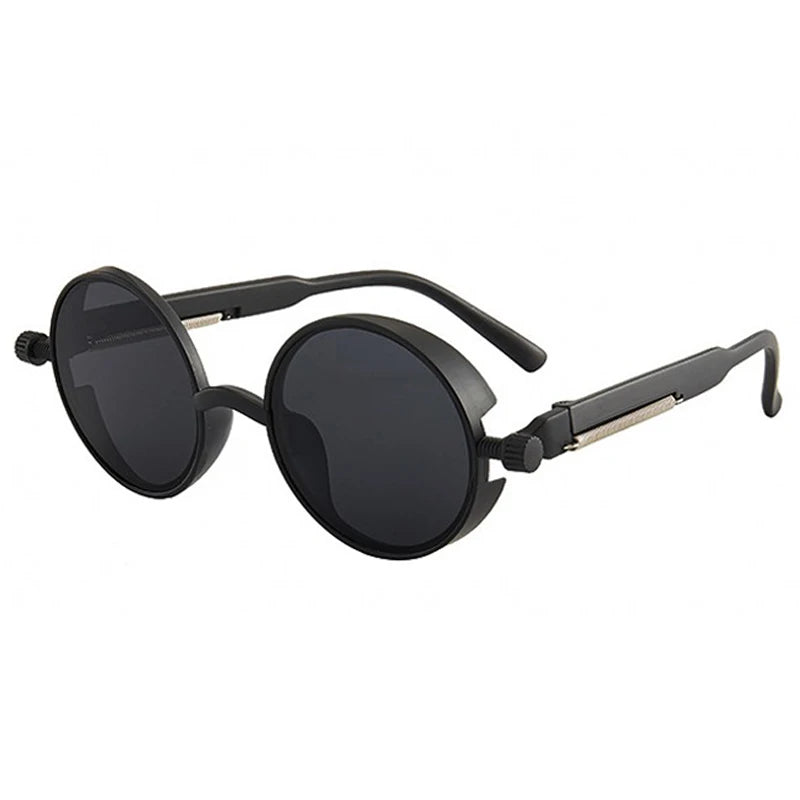 Steampunk Sunglasses Men Women Fashion Round Glasses Vintage Sun Glasses High Quality Unisex Cycling Glasses Motorcycle Goggles
