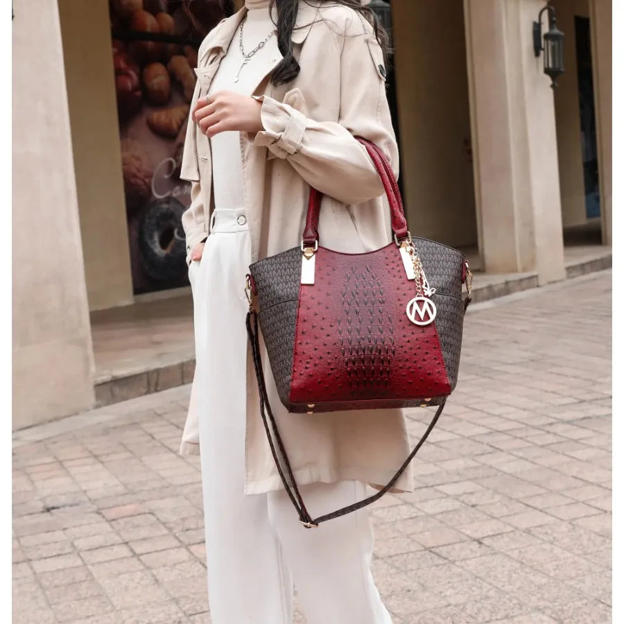Kristal M Signature Tote Bag Mia k Handbag Large Shoulder Bag Women's Casual Bag