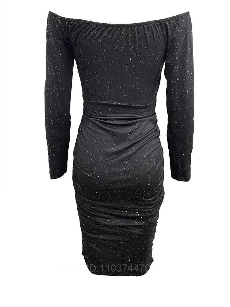 Sexy Bag Hip Waist Dress For Women 2024 Summer Elegant Evening Party Black Red Formal Occas Dress Female Clothing Mini Skirt