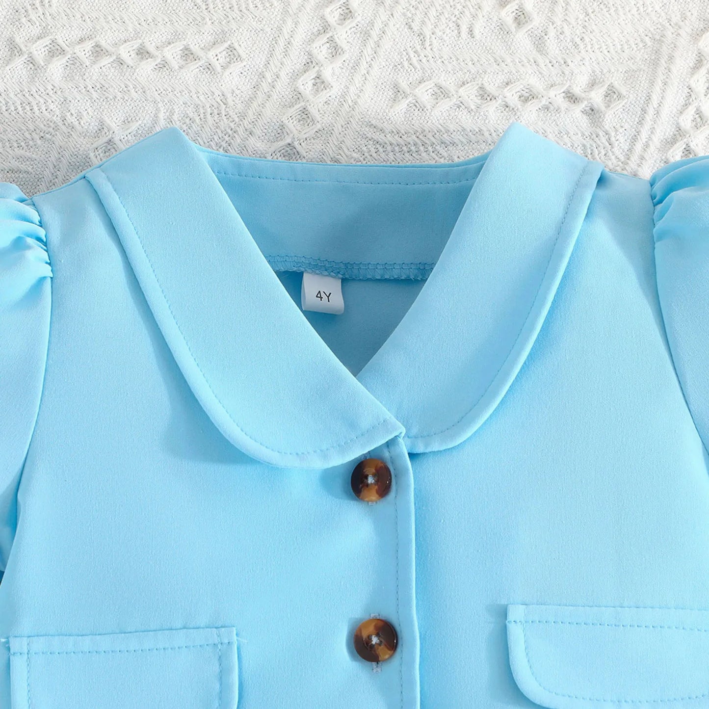 Toddler Kids Clothes Girls Sets For 2-8Y Children Summer Short Coat+Vest+High Waist Pleated Skirts Party Outfit Sets For Girls