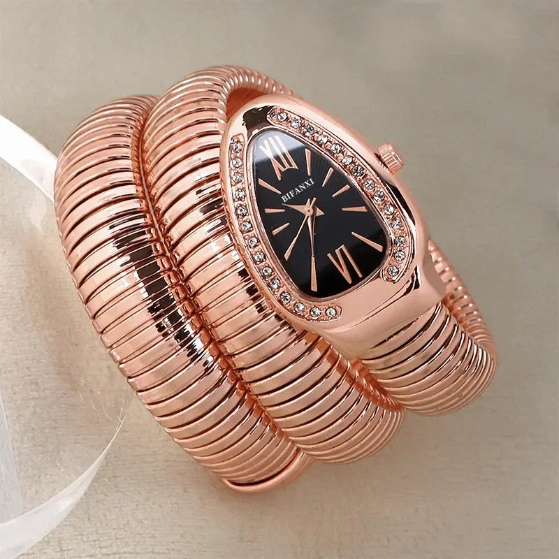 High-quality Luxury Women Quartz Watch Bracelet Stainless Steel Wristwatch Fashion Gold Ladies Watches Clock Relógio Feminino