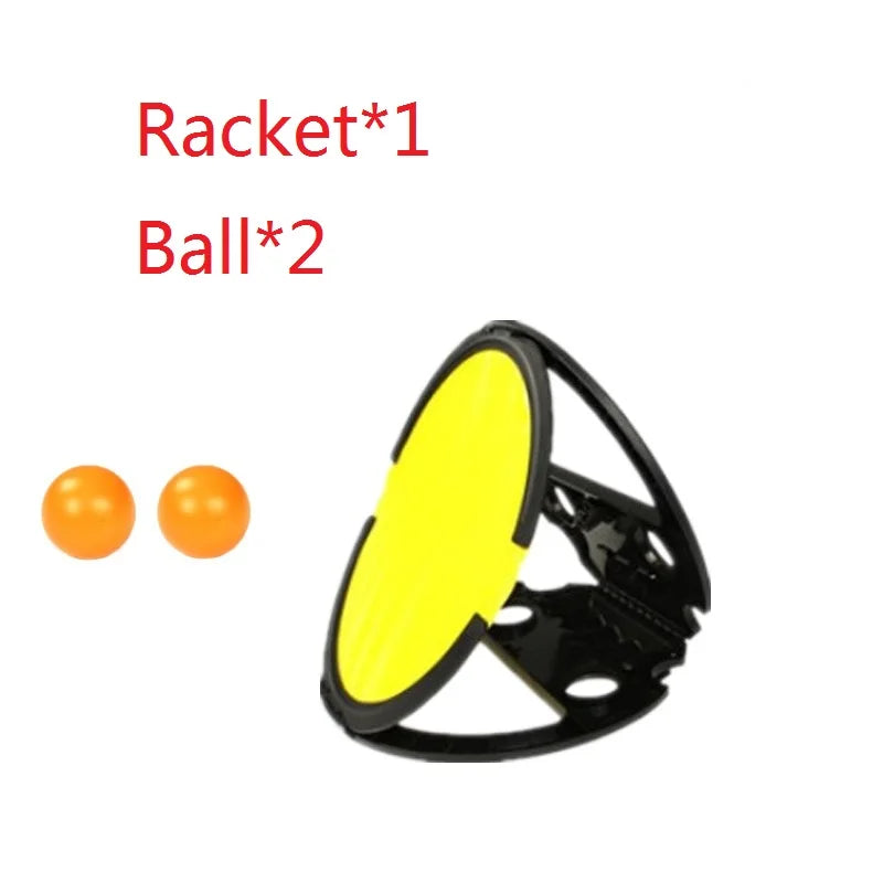 Outdoor Games Parent-Child Throwing and Catching Ball Sports Fitness Hand Grasping The Ball Racket for Adult Children Toys Gifts