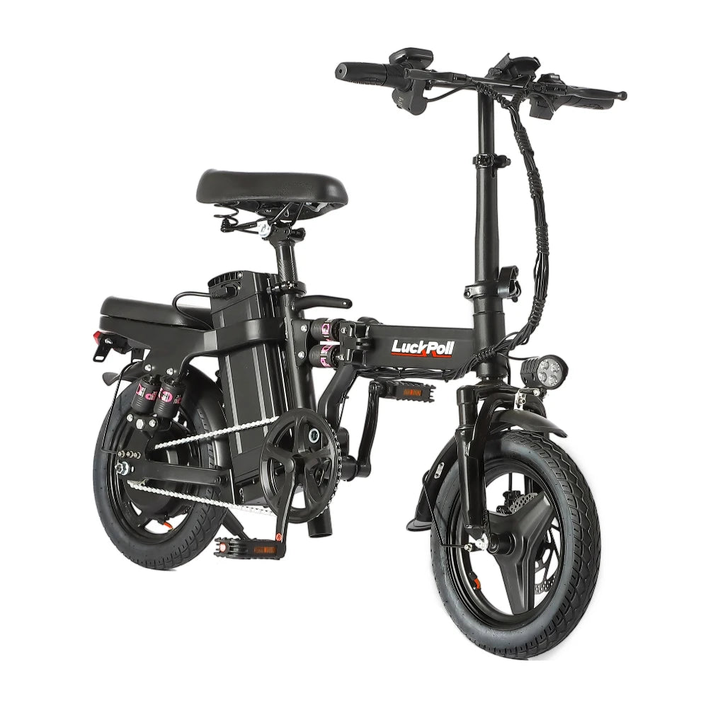 Foldable Ebike for Adults, 2000W/1000W, 40/28MPH, 52V 25Ah, 48V 15Ah, 60-80 Miles Range 14" Commuter Adult Electric Bicycle