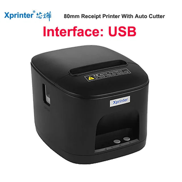 Xprinter 80mm Portable Receipt Printer Hand Printer T80A USB/USB+Lan Port Printer With Auto Cutter POS Printer Kitchen Printer