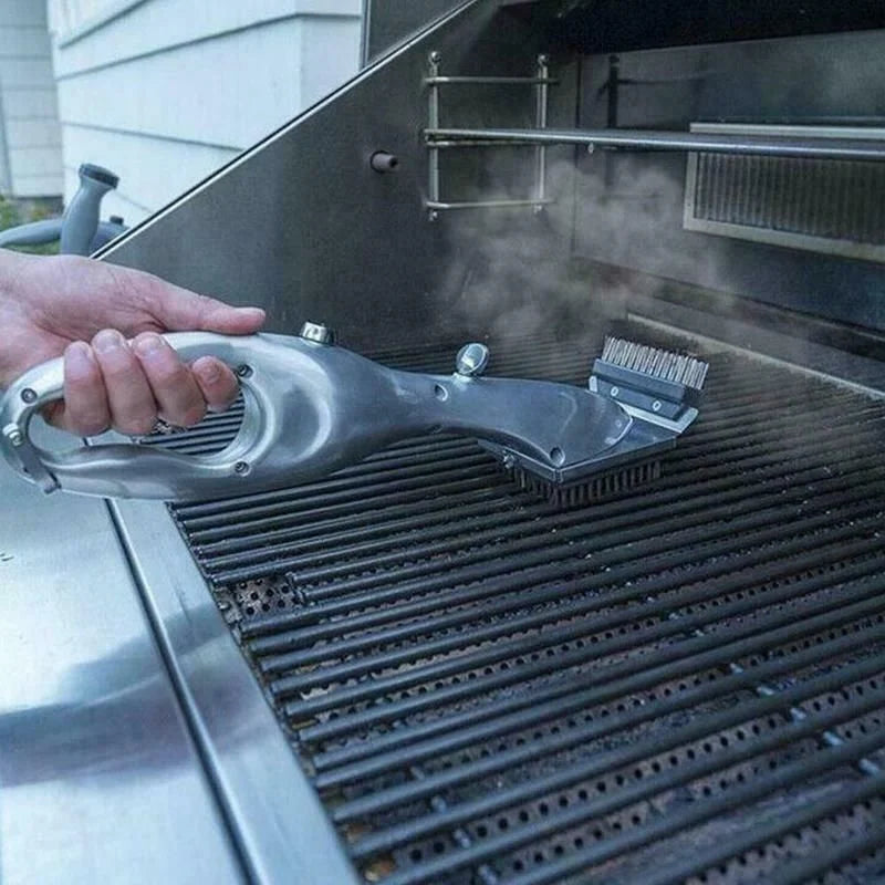 Barbecue Grill Outdoor Steam Cleaning Brushes BBQ Cleaner Suitable For Charcoal Scraper Gas Accessories Cooking Kitchen Tool