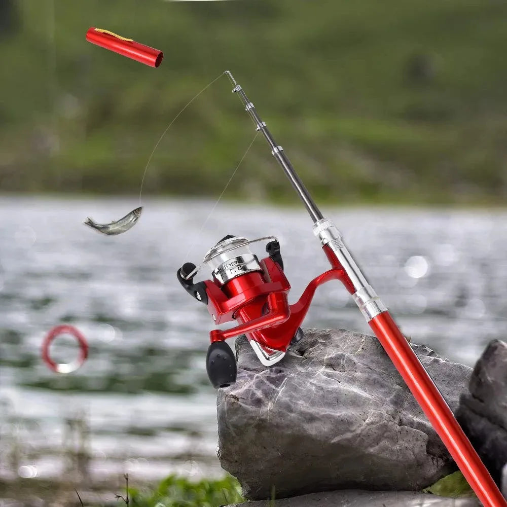 Fish Rod Goods Tackle Reel Telescopic Pole Tools Accessaries Rods for Fishing Accessories Poles Material Things Articles Sports