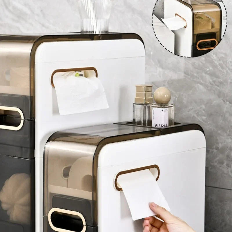 Bathroom crevice cabinet storage rack, multifunctional storage without installation, toilet, toilet, movable storage cabinet