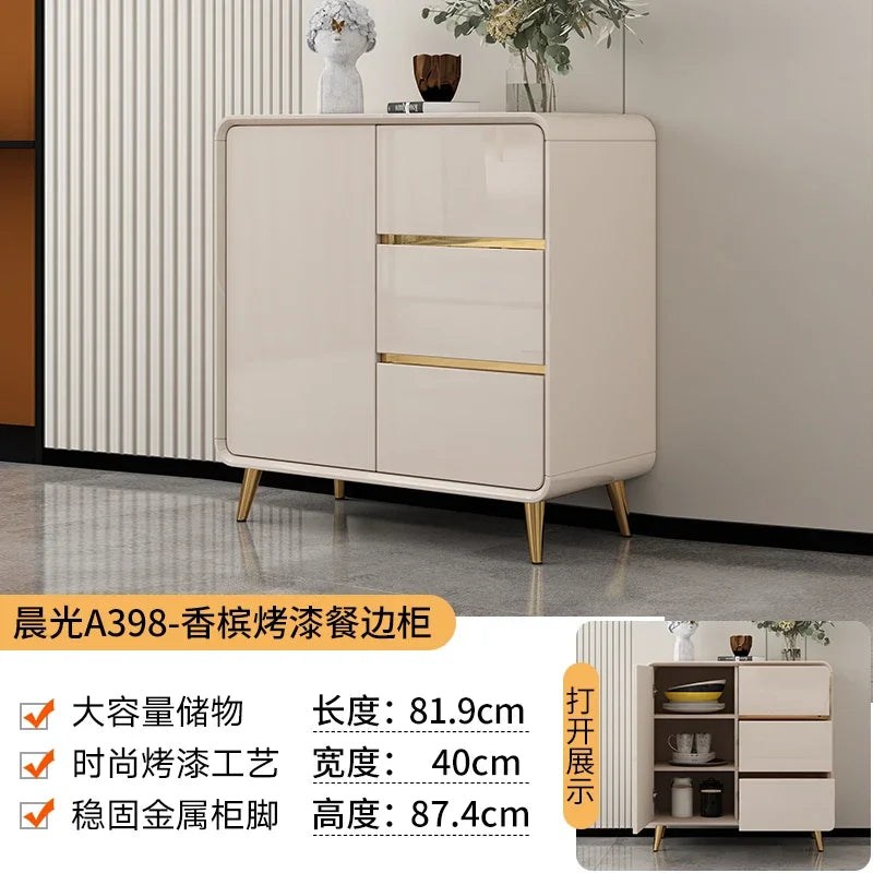 Luxury Storage Cabinet File Organizer White Living Room Cabinets Dresser For Bedroom Aesthetic Dressoir Kast Dresser Cabinet