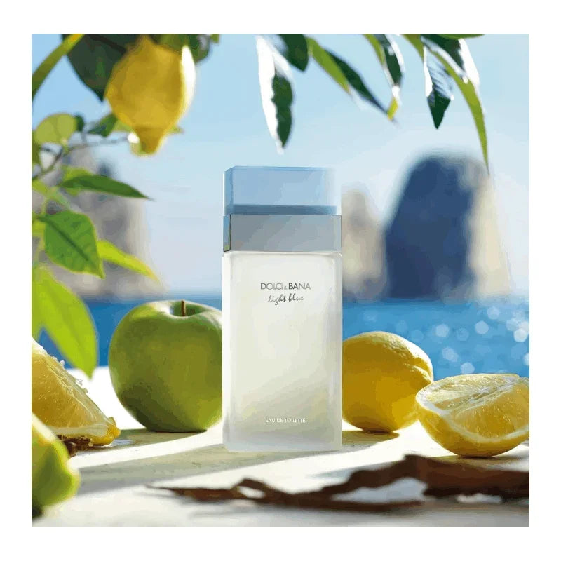 Dolci & Bana Light Blue Eau De Toilette- Unisex Fresh Floral Citrus Perfume Fragrance Light Blue Women’s EDT 3.4oz / 100ml