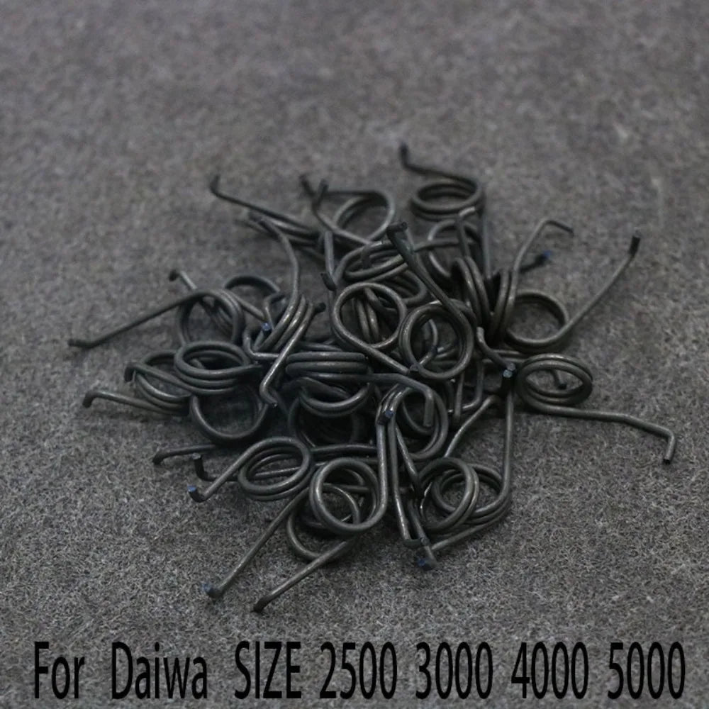 10pcs Precise Fishing Reel Spring Stainless Steel Spinning Wheel Repair Parts for For Daiwa 1000-2000/ 2500-6000