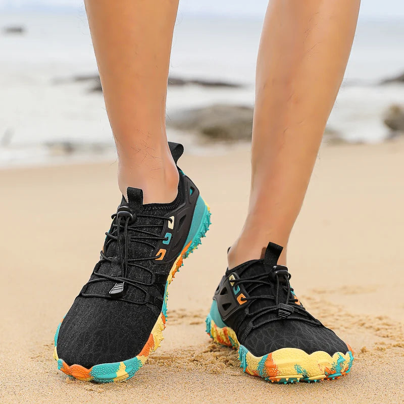 Men's Barefoot Aqua Shoes Lightweight lovers Beach Shoes Outdoor Non Slip Training Footwear Quick-Drying Breathable Sneakers