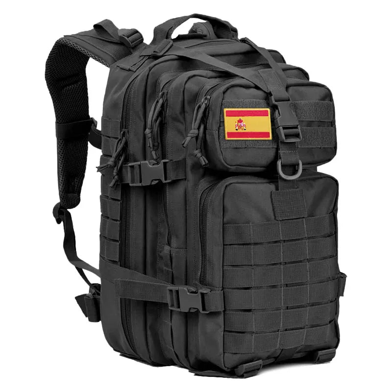 45L Large Tactical Backpack For Men Military Army Assault Pack Highland Backpacks, Molle Daypack 3 Day Bug Out Bag Hiking Campin