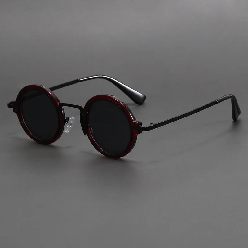 Men Vintage Steampunk Sunglases Women 2025 Luxury Design Metal Round Frame Sun Glasses Women Retro UV400 Shades Classic Eyewear