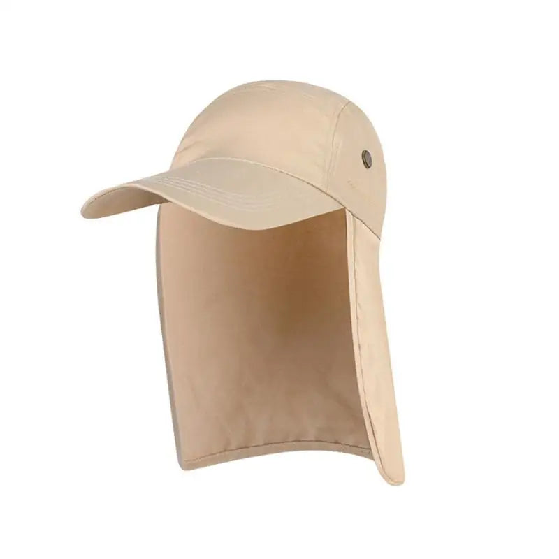 Outdoor Summer Sunscreen Fisherman Hats Women Men Breathable Fishing Caps Wide Brim Sun Hat With Neck Flap For Travel Hiking