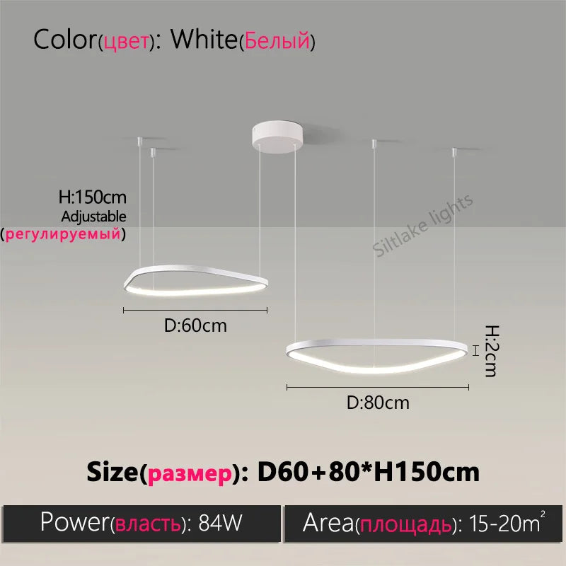 Modern Designer Chandelier Hanging Lamp Pendant Lamps for Ceiling Modern Home Decor Ornaments Interior Lighting Pendant Lamp