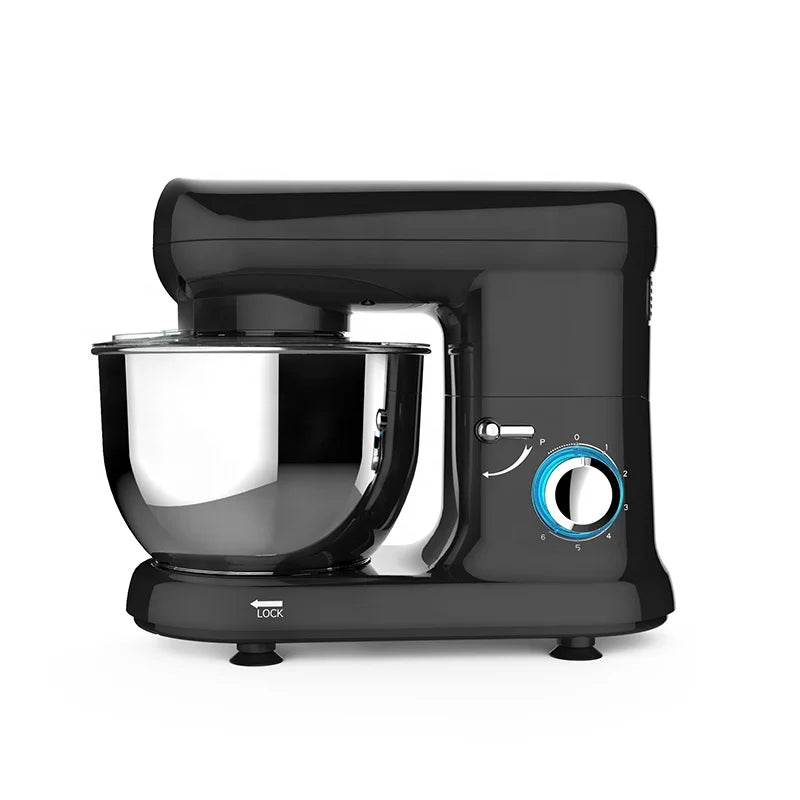 5.5L 3 In 1 Profesional 1400W 6-Speed Commercial Dough Mixer Electric Stand Food Mixers Kitchen