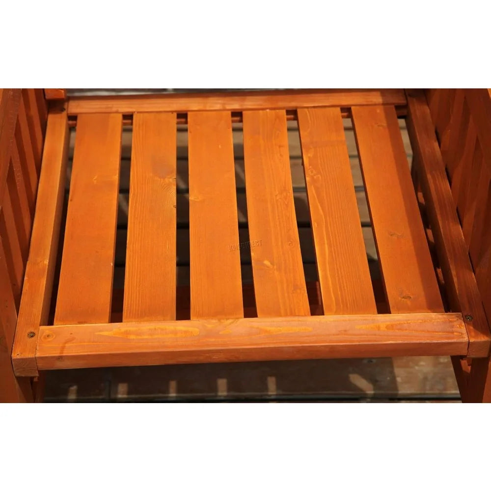 Outdoor Garden Love Duo Seat Patio Bench Couples Companion Yard 2 Seater Chair Twin With Table Set Parasol Hole Pool