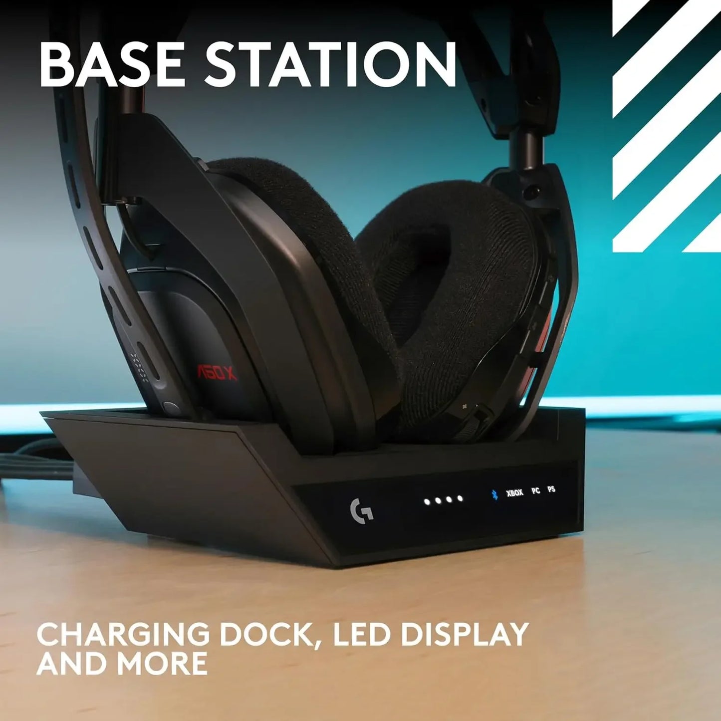Astro A50 X Omni-Platform Wireless Gaming Headset + Base Station for PS5, Xbox, PC: PLAYSYNC Video & Audio Switcher, HDMI 2.1 4K