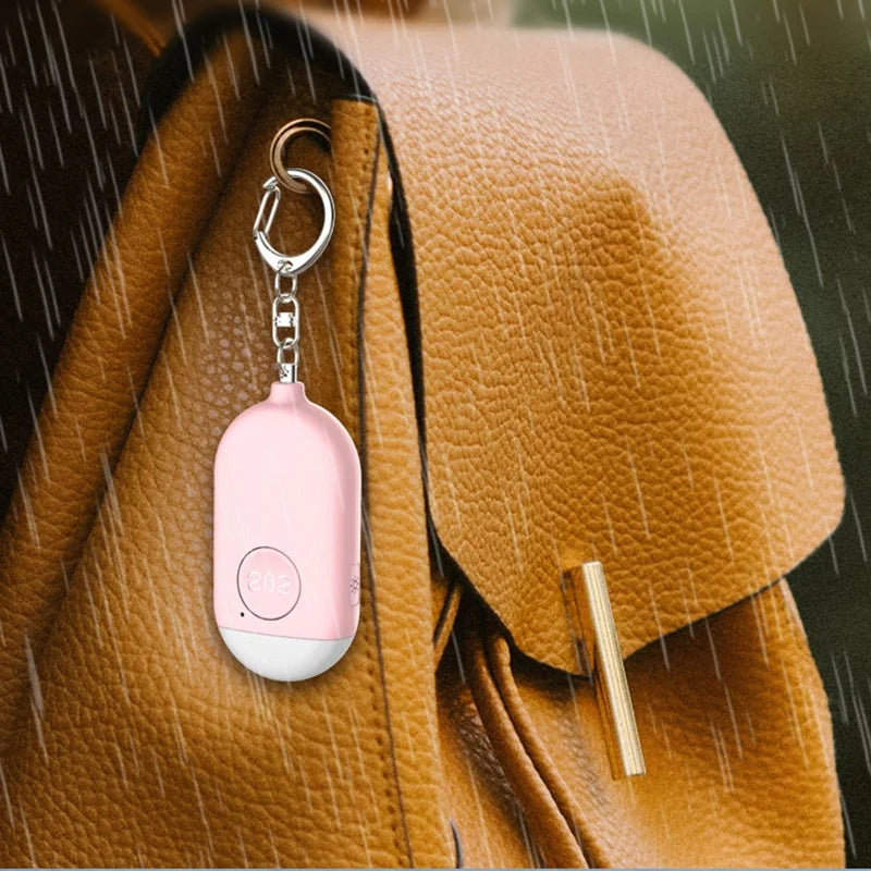 Personal Alarm Rechargeable Waterproof Emergency Self Defense SOS Alert Rape Whistle Safety Siren For Women Kids Elders