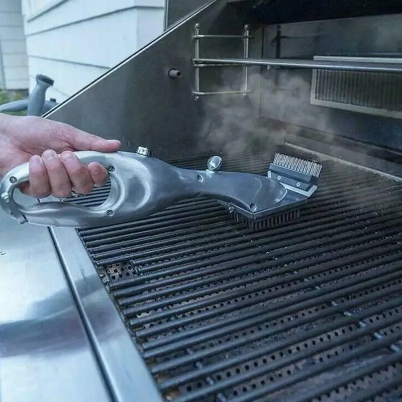 Barbecue Grill Outdoor Steam Cleaning Brushes BBQ Cleaner Suitable For Charcoal Scraper Gas Accessories Cooking Kitchen Tool