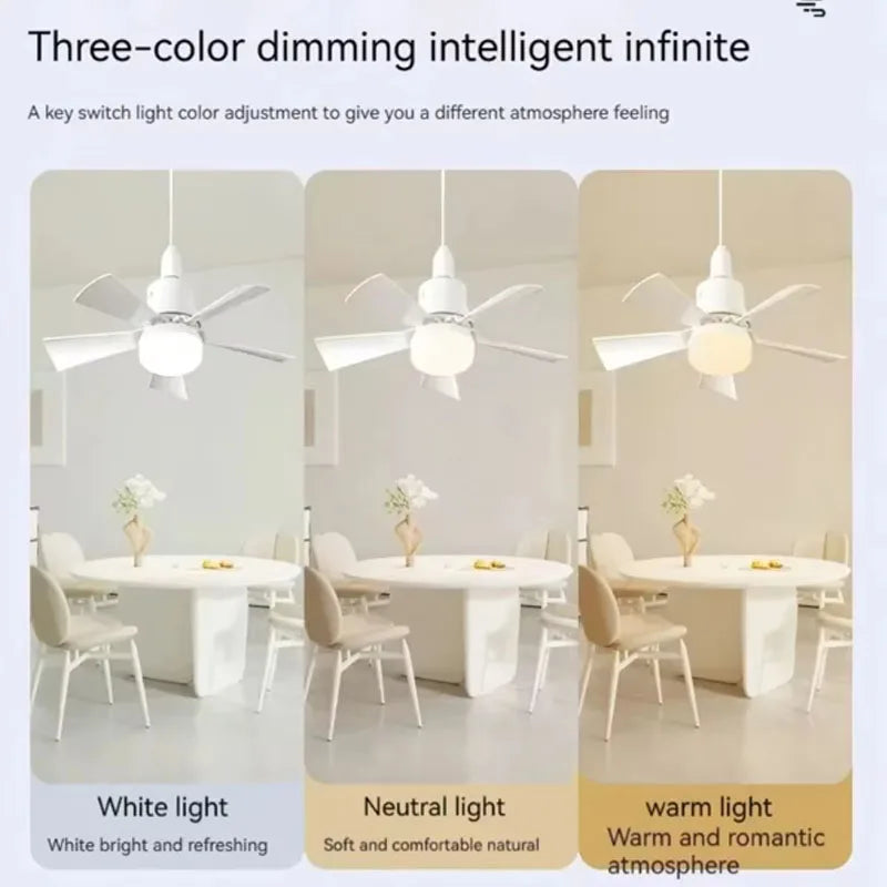 ceiling fan with lights 2in1 remote control adjustable modern smart fan suitable for bedroom kitchen garage detachable washable