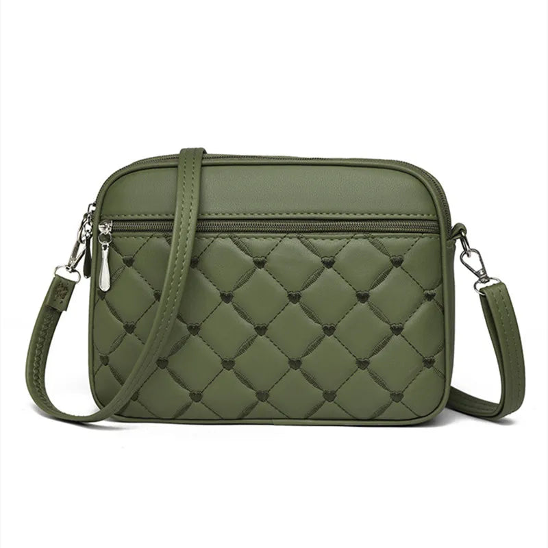 Ladies with High-end and Exquisite Bags New Women's Summer Handbag 2024 Versatile Foreign Trade Crossbody Small Square Bags