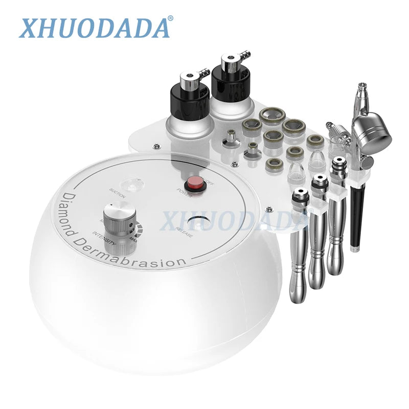 4 in1 Diamond Microdermabrasion Dermabrasion Machine Water Spray Exfoliation Beauty Machine Wrinkle Face Peeling Machine