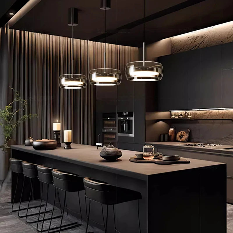 Modern home decor ring led lights pendant light lamps for living room Chandeliers for dining room hanging light indoor lighting
