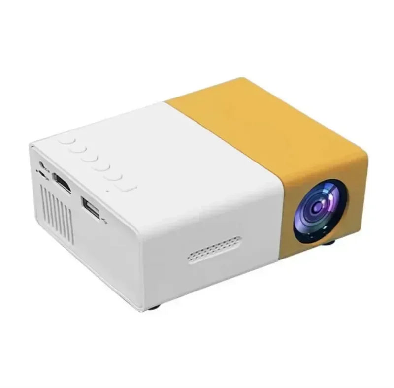 2025 Mini YG300 Lightweight Portable Projector Ultra HD Home Living Room Bedroom Home Cinema Mobile Intelligent Projection