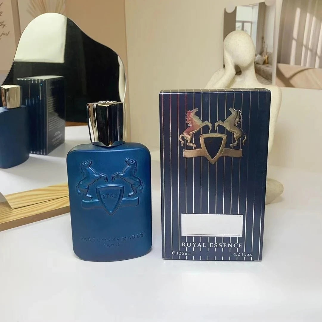 125ml Mens Cologne Long-lasting Fragrance Clinton Royal Essence for Dating Business and Gift EDP Solemn Premium Gift Box Perfume