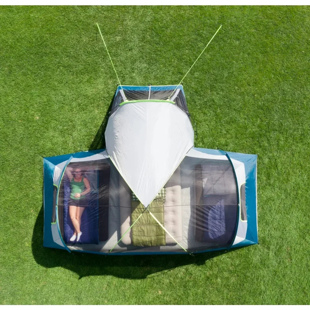 10-Person Modified Dome Tent with Screen Porch