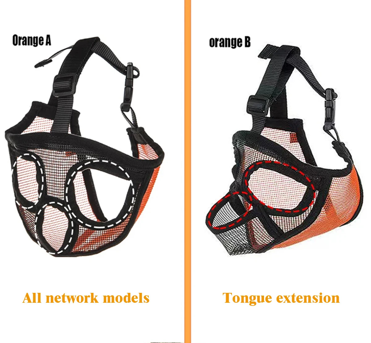 Pet dog mask, bulldog mask, short mouth dog anti-biting, anti-eating,anti-barking,adjustable,breathable,universal pet supplies