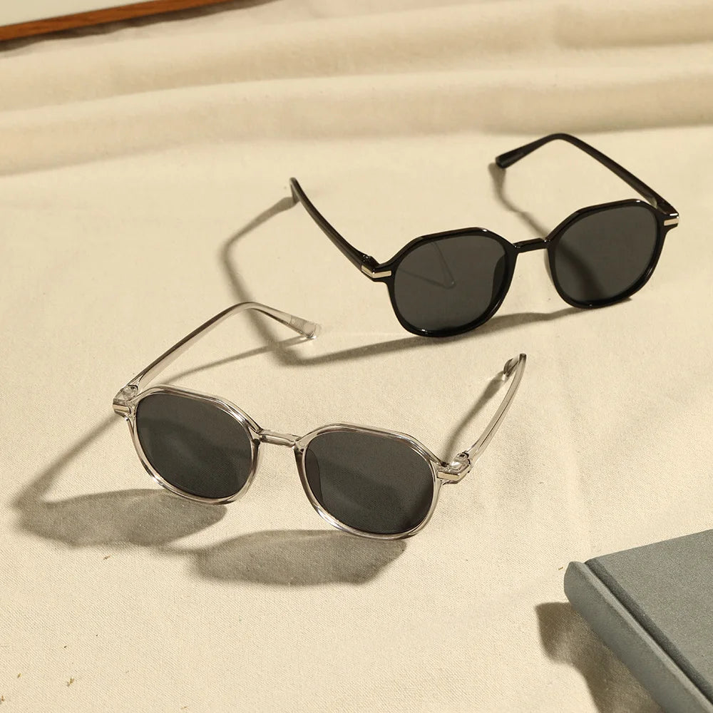 Sunglasses Women Men Irregularity Oval Fashion Outdoor Shade Retro Rice Nail Design Sun Glasses Vintage Female UV400 Glasses