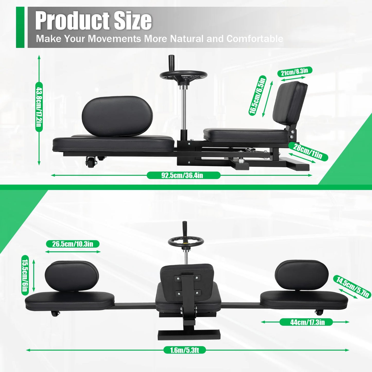 220lbs Pro Leg Stretcher Yoga Split Leg Stretching Machine Heavy Duty Flexibility Training Machine Home Gym Fitness Equipment