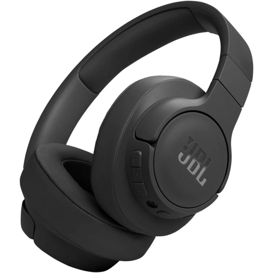 JBL Tune 770NC Wireless Over-Ear Headphones with Adaptive Noise Cancelling, Smart Ambient, Bluetooth 5.3, Black