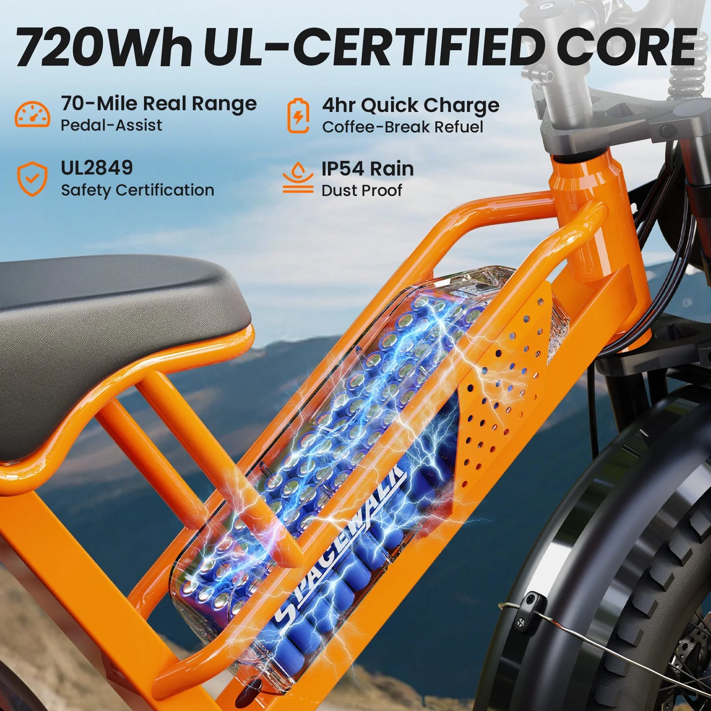 Electric Bike M7 for Teens,20" Ebike,750W Peak Motor,24.9mph,48V 15Ah Removable Battery,50 Miles Pure Electric,70 Miles PAS