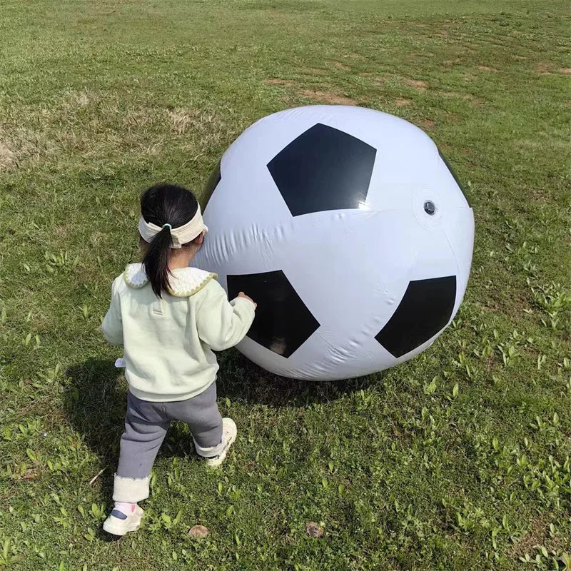 Inflatable fun color giant inflatable football Beach balloon sports soccer net red outdoor children's entertainment facilities