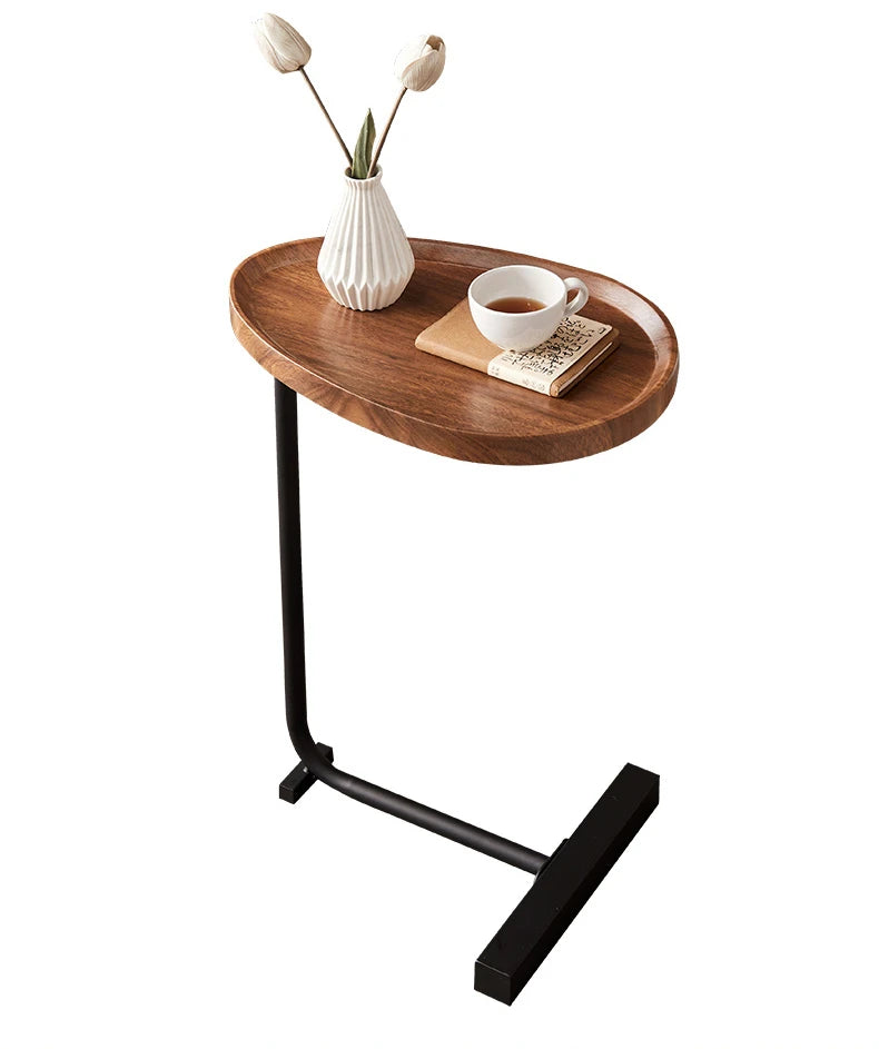 A versatile and stylish 23.62 inch tall C-Shaped Side Table, Coffee Table that easily fits on the side of a sofa or chair, made