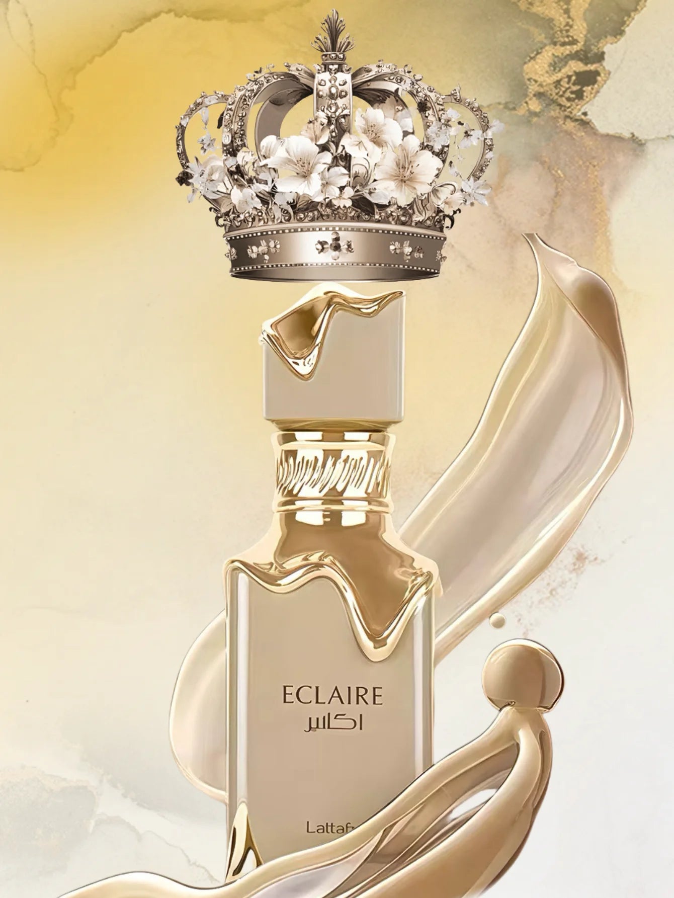 Eclaire Eau de Parfum 100ml – Sweet Vanilla & Musk Scent | Long-Lasting Feminine Fragrance for Daily Wear & Romantic Moments