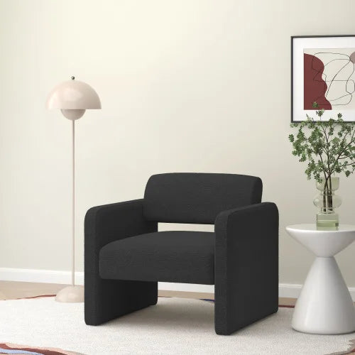 Comfortable single sofa chair, padded armrests, a must-have for dining room, bedroom, living room, reception area, a crowd-frien