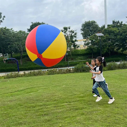 Inflatable fun color giant inflatable football Beach balloon sports soccer net red outdoor children's entertainment facilities