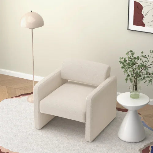 Comfortable single sofa chair, padded armrests, a must-have for dining room, bedroom, living room, reception area, a crowd-frien