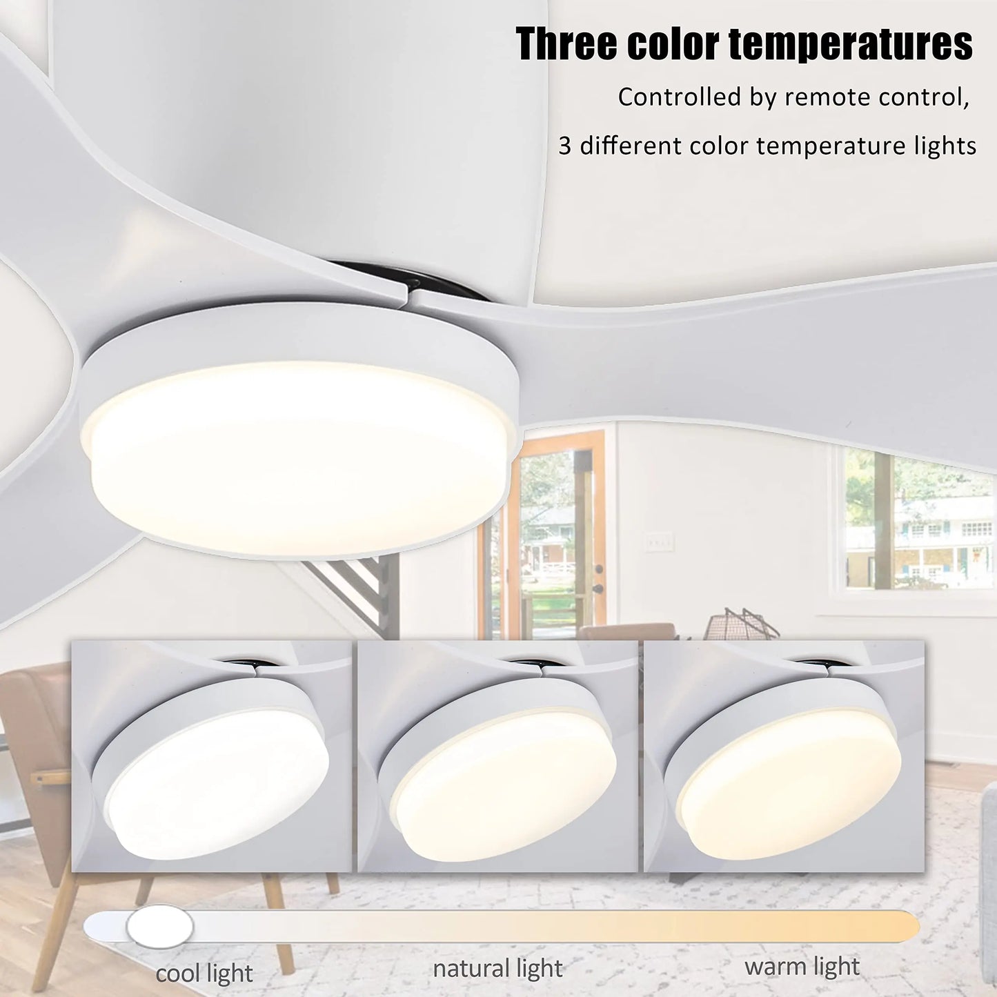 IRALAN Modern Ceiling Fan sealing fan apartment bedroom living room interior air circulation ceiling circulator Circulite
